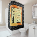Search for scary halloween shower curtains Black
