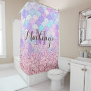 Search for mermaid shower curtains Pink