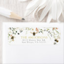 Search for wildflower return address labels Summer