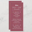 Search for maroon menus Simple