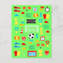 Search for soccer postcards Colorful