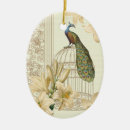 Search for white peacock ornaments For her