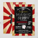 Search for magic show birthday invitations Kids birthday party