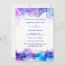 Search for royal purple wedding invitations Blue