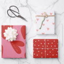 Search for i love you wrapping paper Red