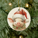 Search for pig ornaments Watercolor