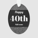 Search for 40th birthday ornaments Modern