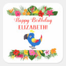 Search for parrot stickers Tropical