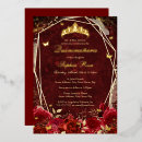 Search for royal invitations Red