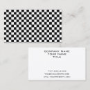 Search for checkerboard business cards Black