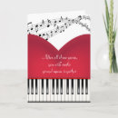 Search for musical anniversary cards Piano