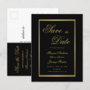 Search for black gold save the dates Formal