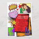 Search for pop art wedding invitations Cartoon