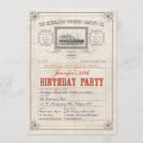 Search for cruise ship birthday invitations Boat