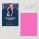 Search for soccer business cards Pink