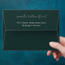 Search for dark green envelopes Calligraphy