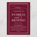 Search for burgundy wedding programs Ceremony