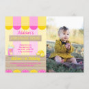 Search for pink lemonade birthday invitations Pink and yellow