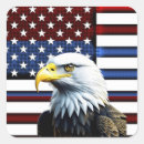 Search for bald eagle stickers Us flag