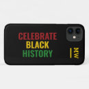 Search for black red green iphone cases Black history month