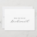 Search for fonts bridesmaid cards Modern bridesmaid ask