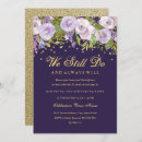 Search for purple vow renewal invitations Anniversary