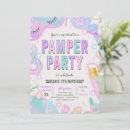 Search for pamper party invitations For kids