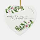 Search for hand heart ornaments Merry christmas