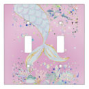 Search for mermaid light switch covers Watercolor