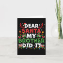 Search for funny brothers christmas cards Snow