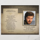 Search for man funeral programs Memorial