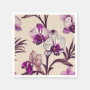 Search for purple orchid napkins Botanical