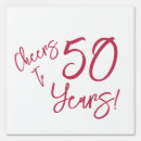 Search for 50th birthday outdoor signs Cheers to 50 years