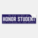 Search for my kid is an honor student bumper stickers Children