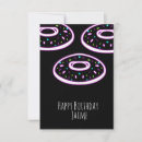 Search for donut birthday cards Pink