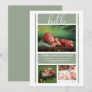 Search for two sided birth announcement cards Baby boy