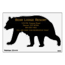 Search for black bear silhouette Cabin