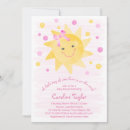 Search for yellow baby shower invitations Little ray of sunshine