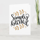 Search for thankful grateful blessed cards White