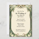 Search for art nouveau wedding invitations Fantasy