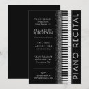 Search for music recital invitations Keyboard
