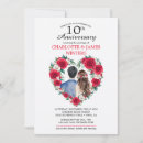 Search for 10th wedding anniversary invitations Floral