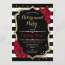 Search for black and white striped invitations For her