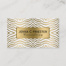 Search for animal print business cards Elegant