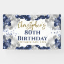 Search for 80th birthday banners Glitter