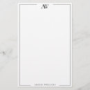 Search for black and white stationery paper Elegant