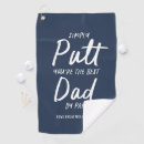 Search for funny golf towels Dad