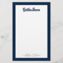 Search for college stationery paper Oski the bear