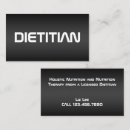 Search for food consultant business cards Health