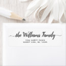 Search for family return address labels Calligraphy